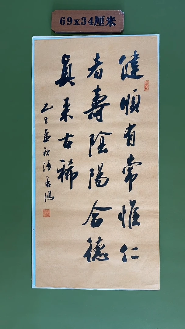 书法书法 张若鸿 尺寸69cm*34cm