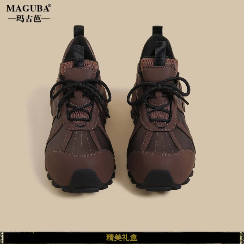 MAGUBA/玛古芭厚底老爹鞋女款轮胎重工炸街运动慢跑鞋增高休闲鞋
