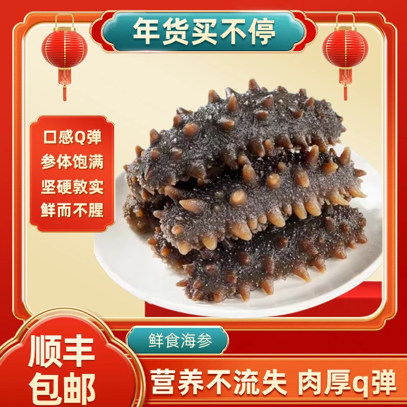 鲜食海参5-7头/斤共3斤海参营养新冷冻食用冷链直发冷冻保存