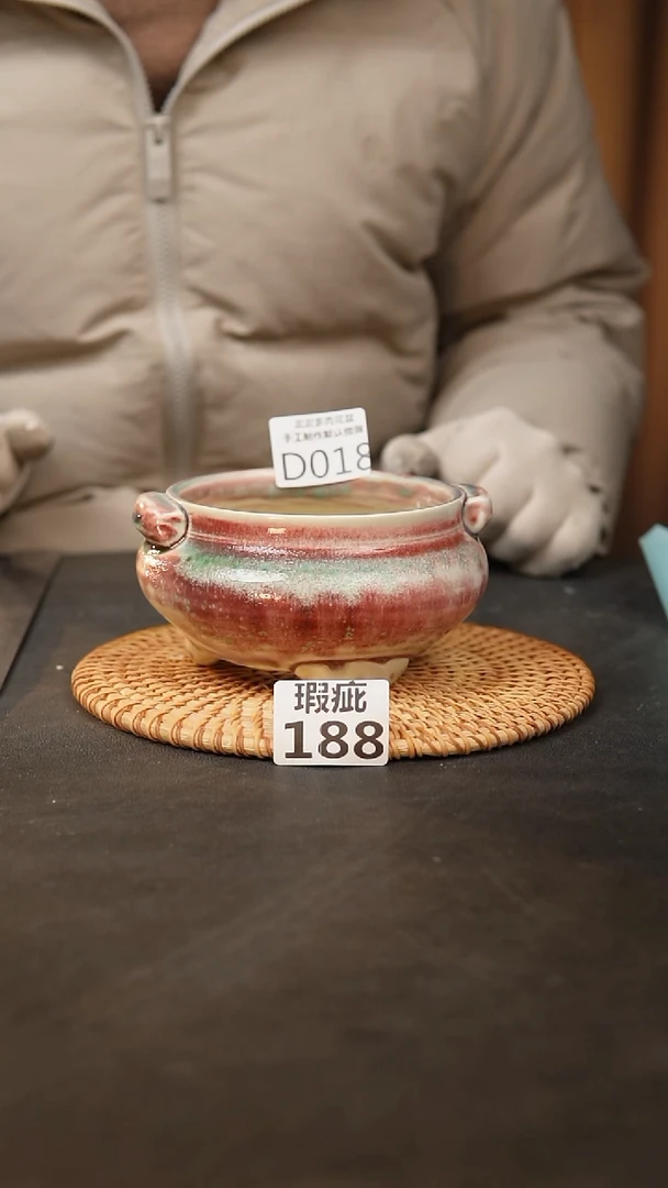 【闪购商品】瓷片018泥泥手工花盆