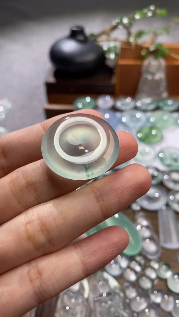 吊坠(不含链)未镶嵌翡翠扣子
