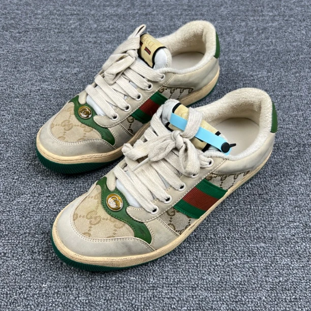 95新 GUCCI/古驰 38码 Gucci古驰爆款做旧小脏鞋 98新 /8928运动