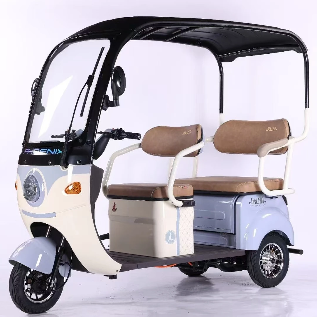凤凰凤娇丨电动三轮车大空间小巴士长续航高性能双排代步电瓶车