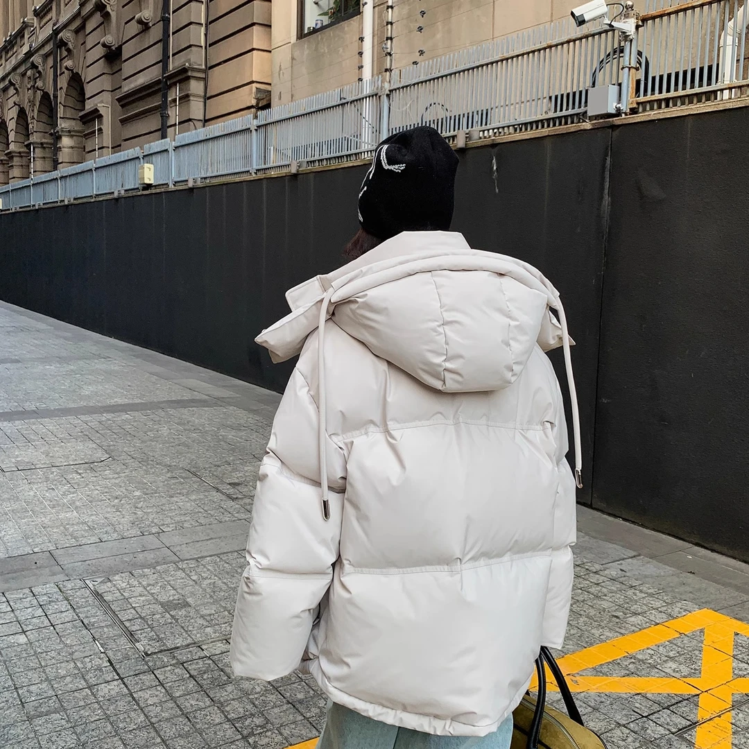 8020白鸭绒羽绒服女冬季新款独特超好看高级感短款情侣加厚工装