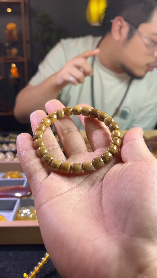 手链琥珀未镶嵌天然缅甸琥珀 精品根珀老型手串