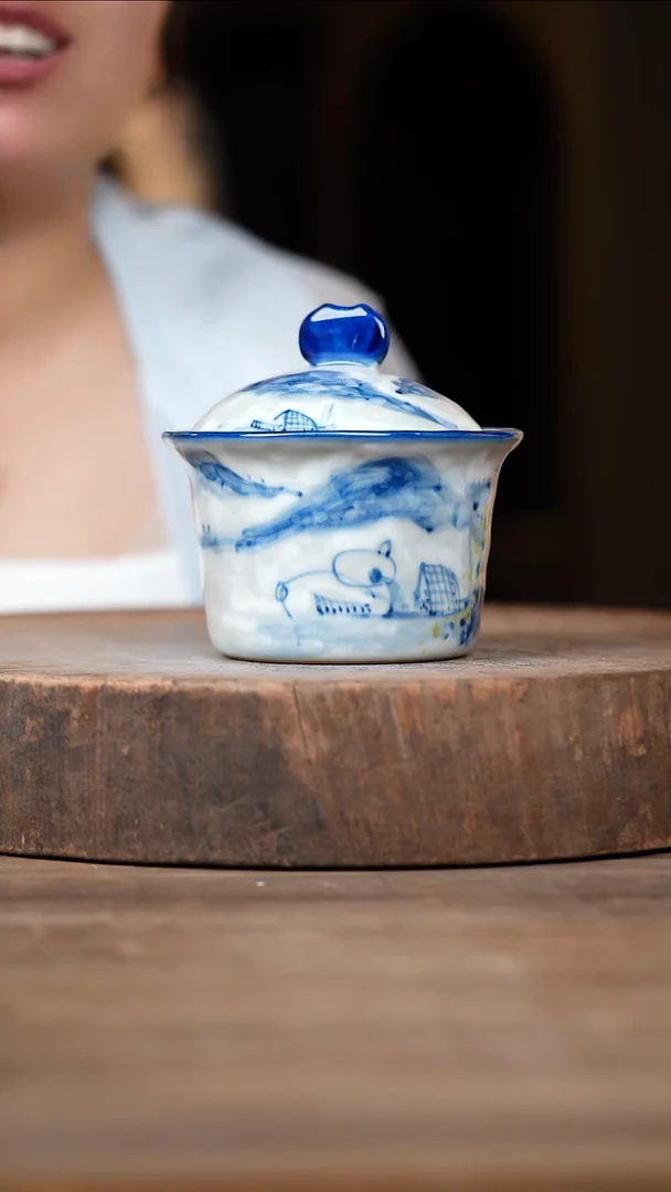 瓷片景德镇高温釉下彩（食品级）