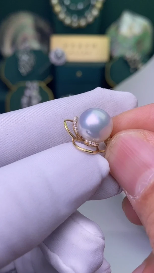 【闪购商品】海水珍珠颈饰14K金镶嵌1