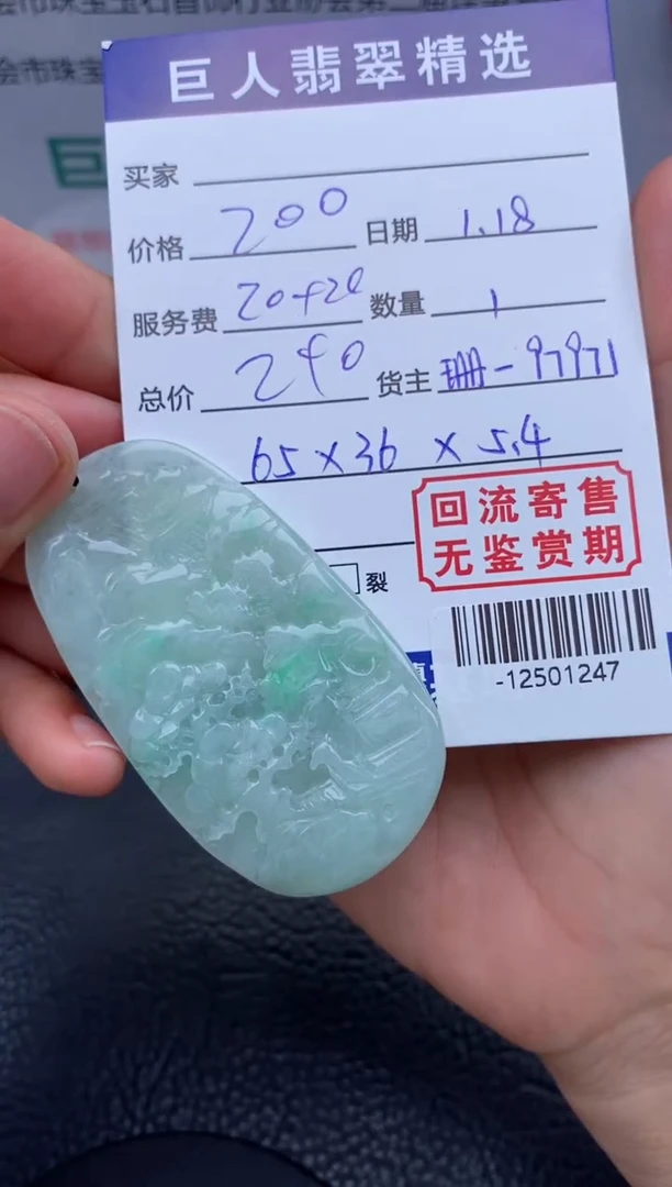 【闪购商品】翡翠颈饰未镶嵌多人-12501247