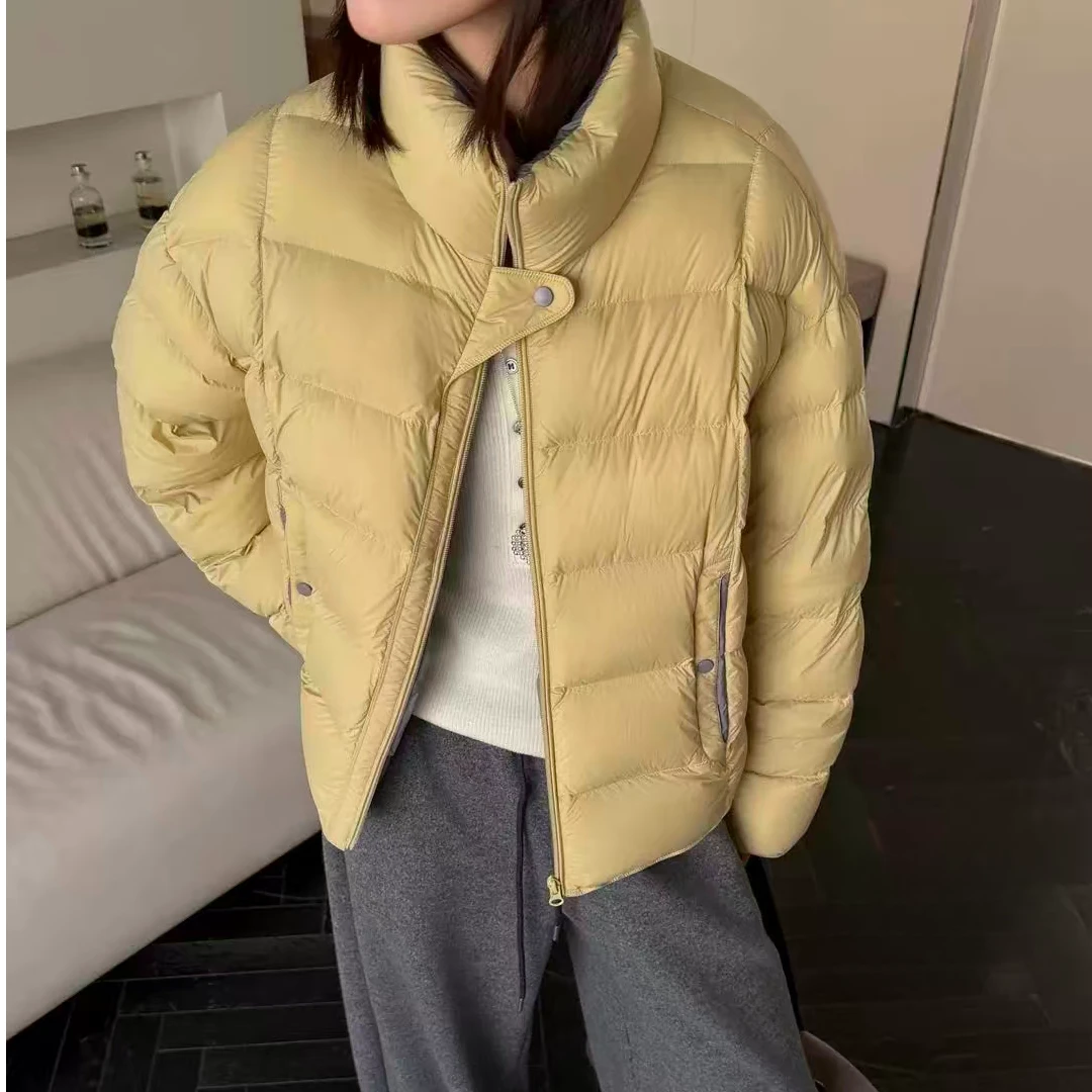 Q4703 轻暖宽松白鸭绒羽绒服 秋冬防风保暖气质单品2622