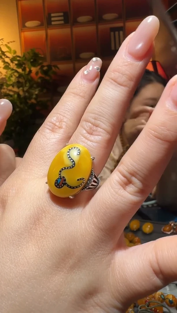 蜜蜡颈饰银S925镶嵌1311天然蜜蜡珠宝奇石全都保真