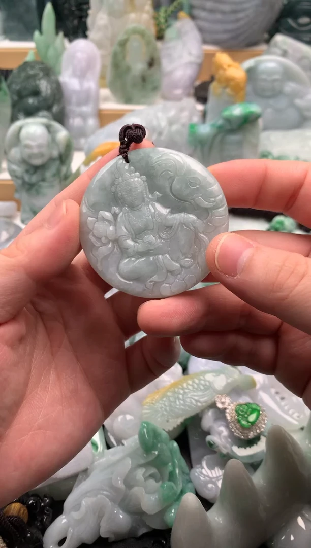 吊坠(不含链)未镶嵌翡翠1