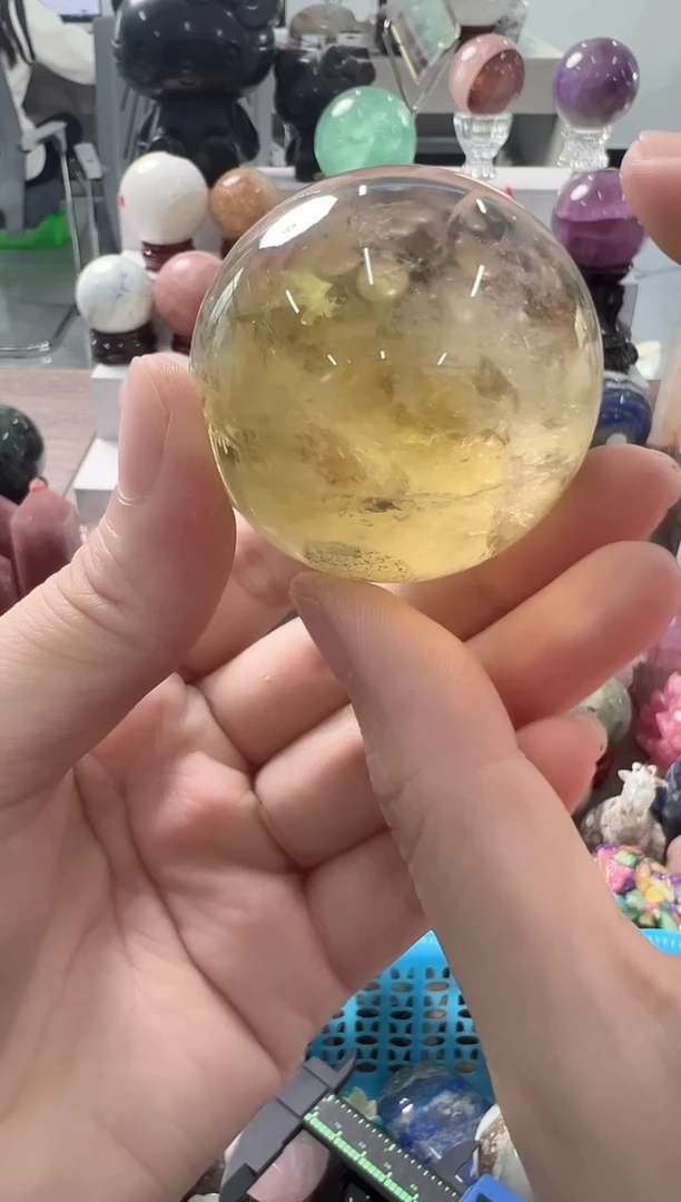 未镶嵌珠宝半成品水晶M021 约4.8cm