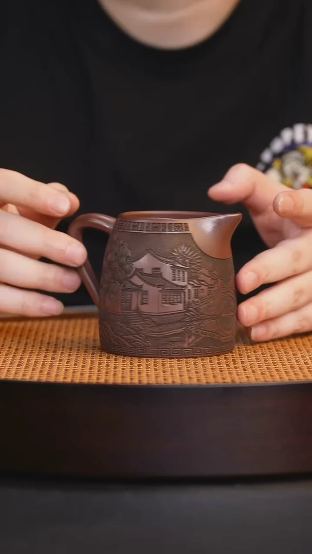 宜兴全手工紫砂杯