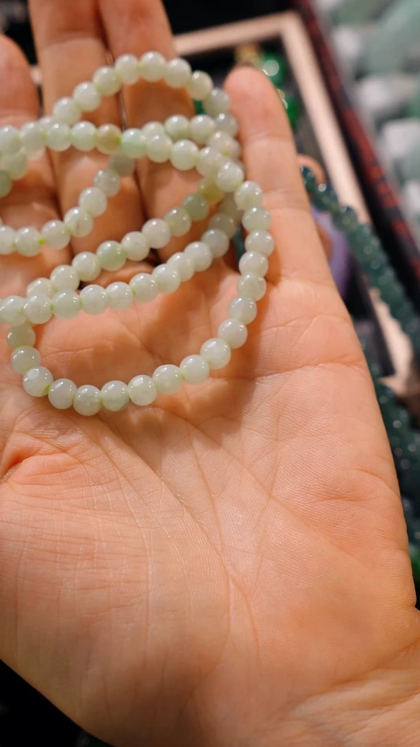 未镶嵌手链翡翠珠子翡翠