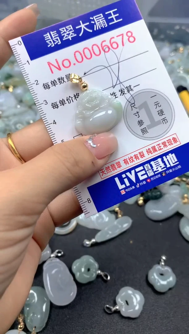 颈饰未镶嵌翡翠6678