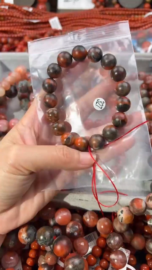 南红玛瑙手串未镶嵌12+