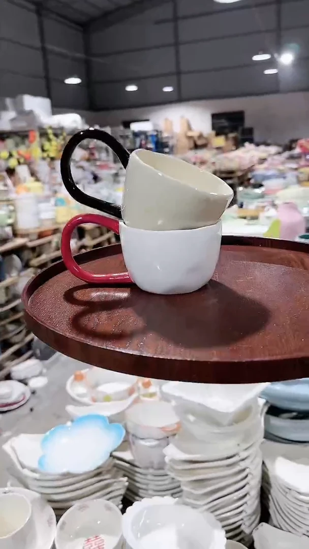 【闪购商品】瓷片2个杯子微瑕 凑满20元包邮