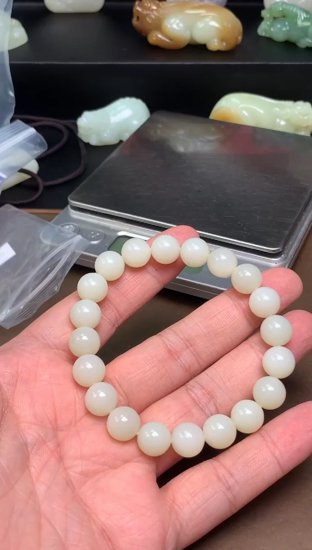 未镶嵌手链和田玉任*38 通