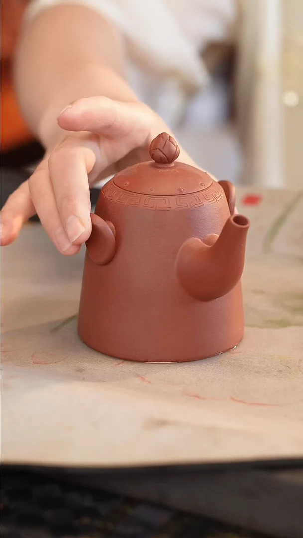 茶壶紫砂原矿手工制作