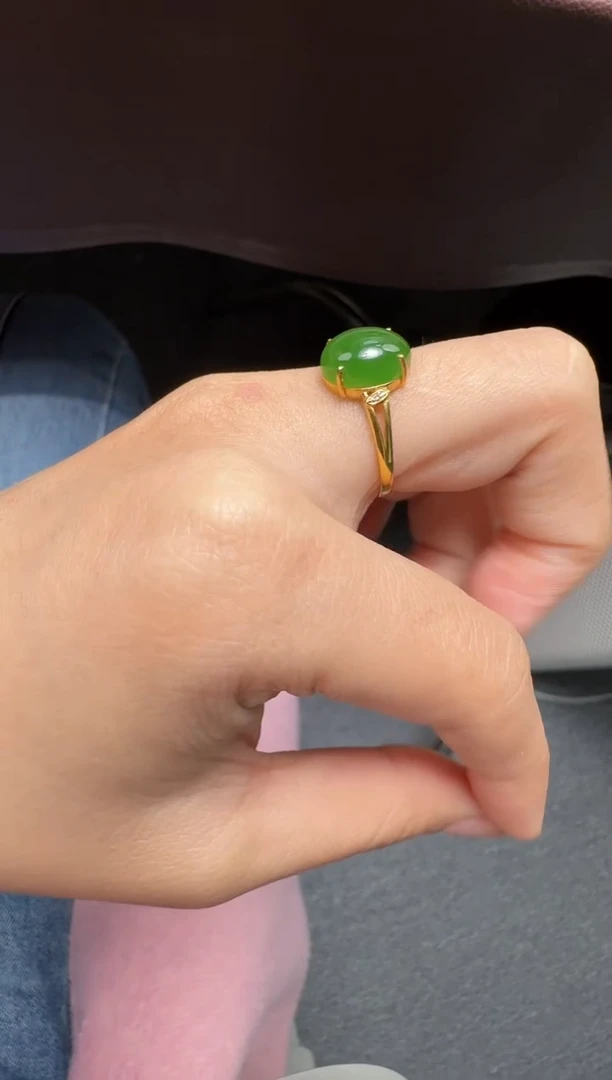 颈饰18K金镶嵌和田玉36-603-11.12多样性拍一发一