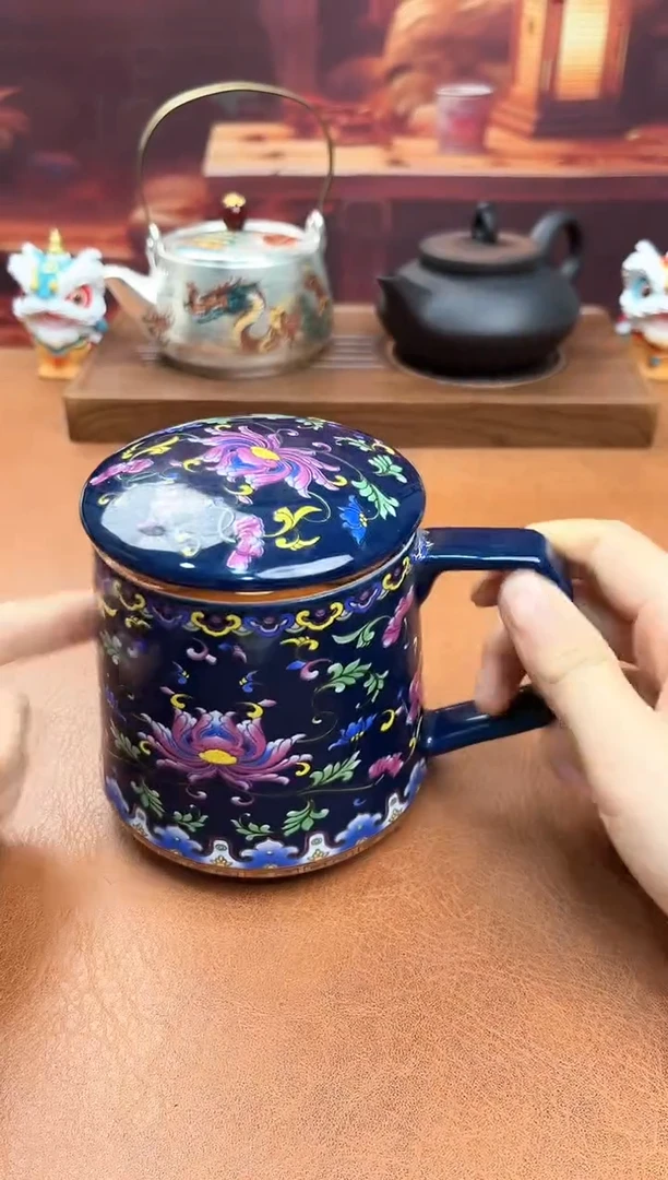 陶瓷茶具摆件旅行套组