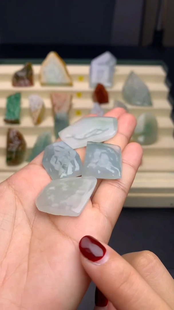 【闪购商品】定制翡翠未镶嵌多样性发货一手4件