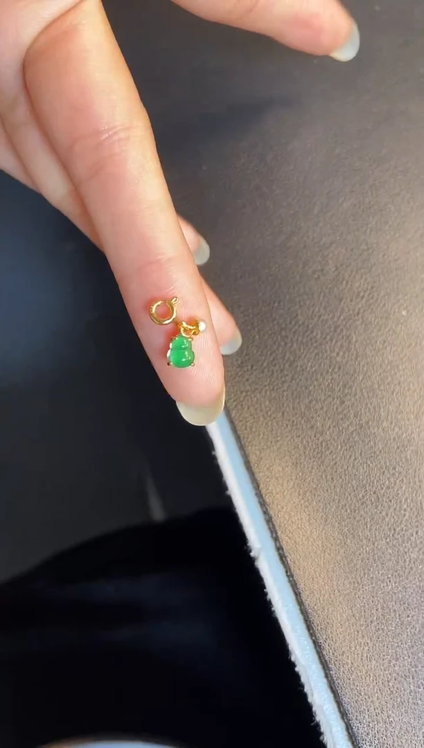 吊坠(不含链)银S925镶嵌翡翠1