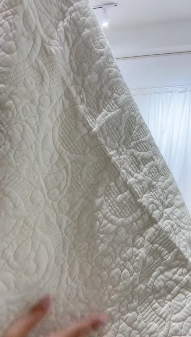 棉200*220纯棉原棉床盖163号微瑕