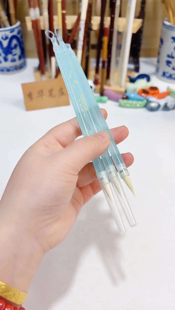 星光 作品光峰羊毫小楷毛笔3支 出锋1.9 口径0.5