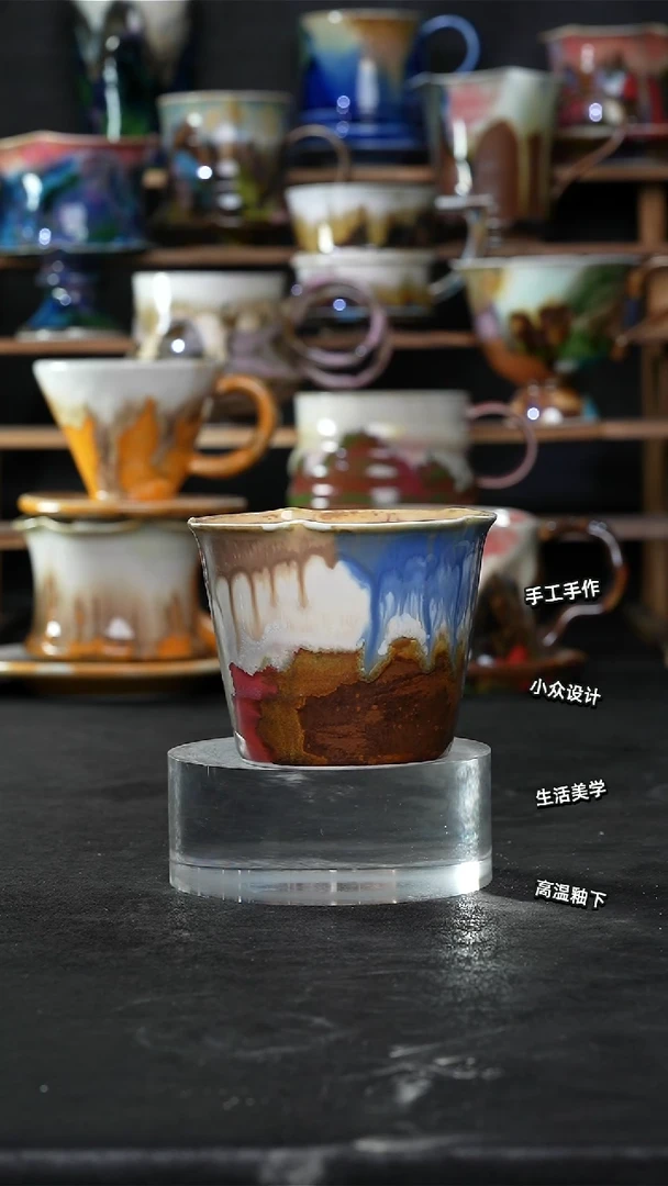 设计师款景德镇森涩手创陶瓷（食品级）128