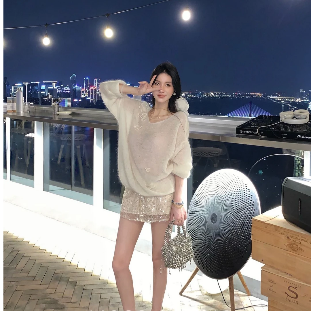 秋季新款不规则心机上衣长袖设计感时尚套装气质显瘦辣妹半身裙女