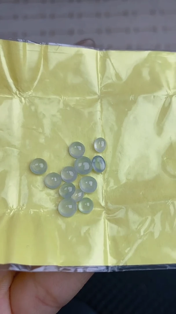 【闪购商品】翡翠耳饰未镶嵌天然A货翡翠142