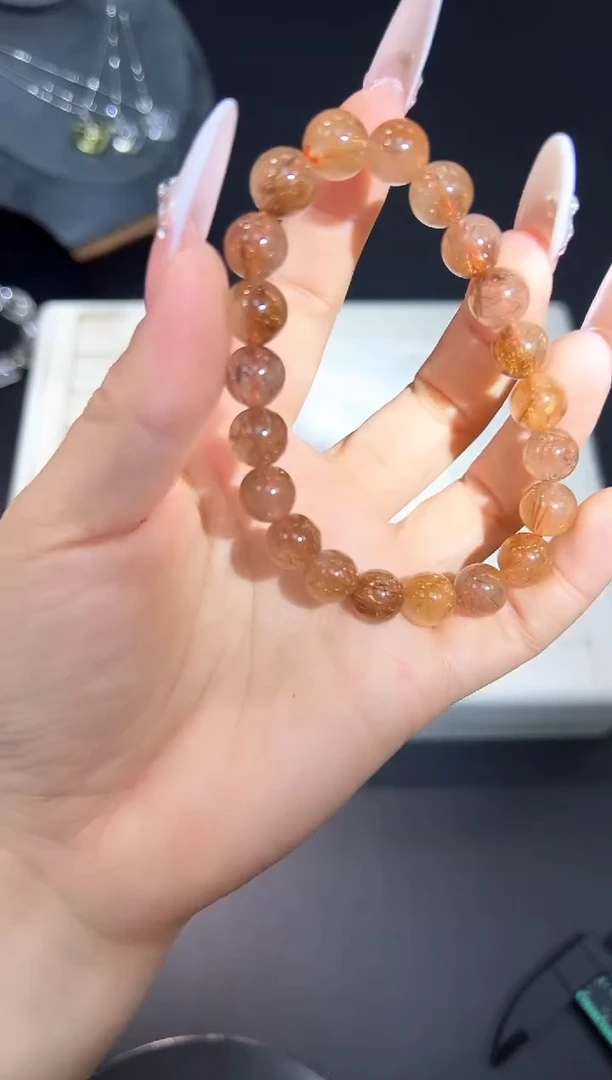 水晶手串未镶嵌69b多样性发其一【1条】默认微瑕