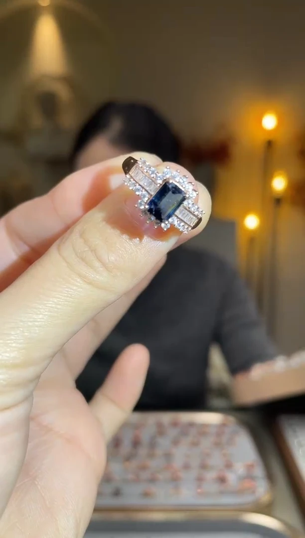 银S925镶嵌手饰碧玺手饰