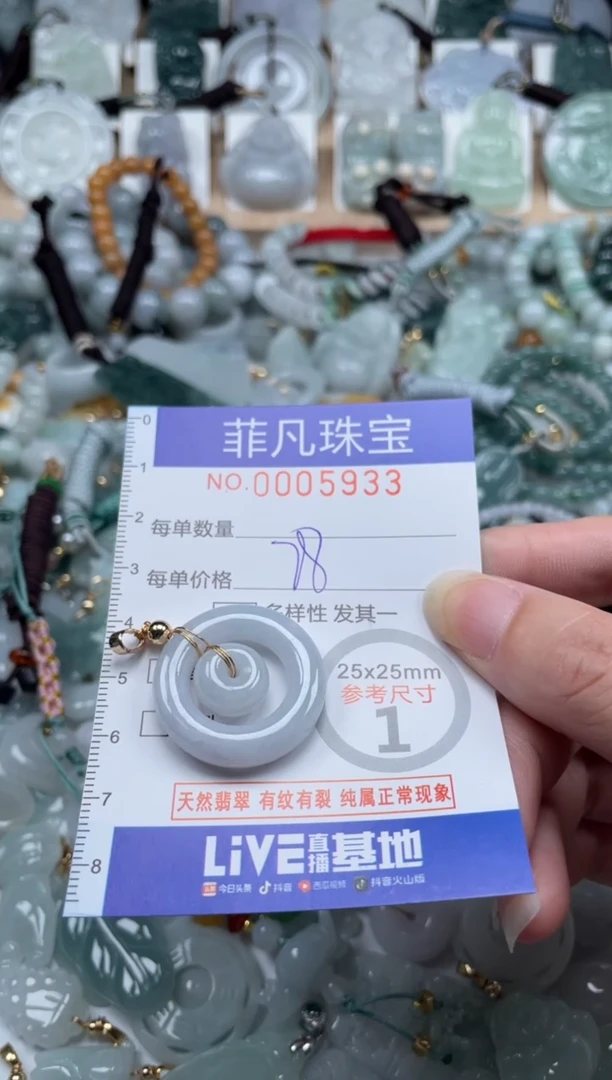 翡翠未镶嵌颈饰00..5933