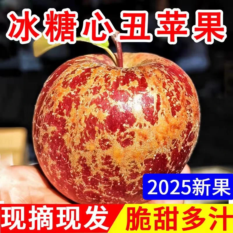 四川大凉山盐源丑苹果新鲜脆甜现摘现发当季水果d