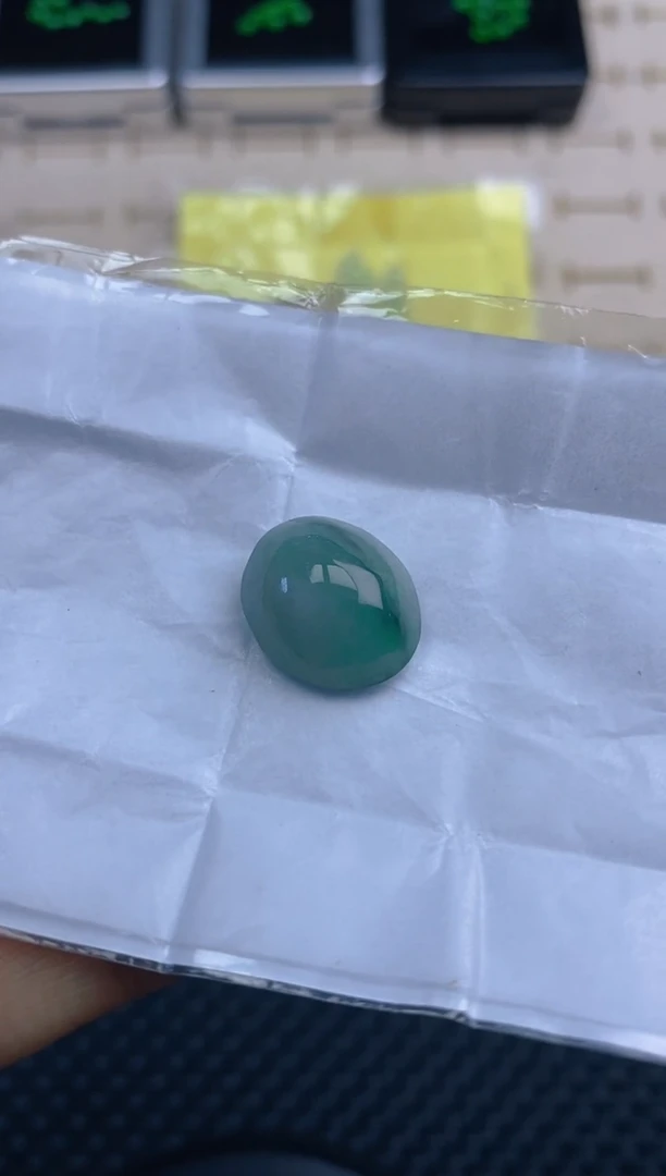 翡翠裸石天然翡翠蛋面21