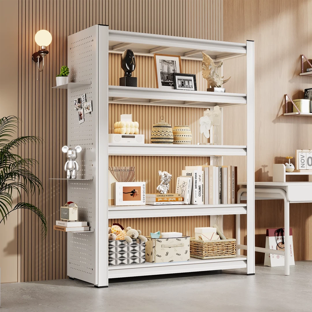 【抖音新款】家用置物架阳台客厅收纳架地下室储物架多层落地架子