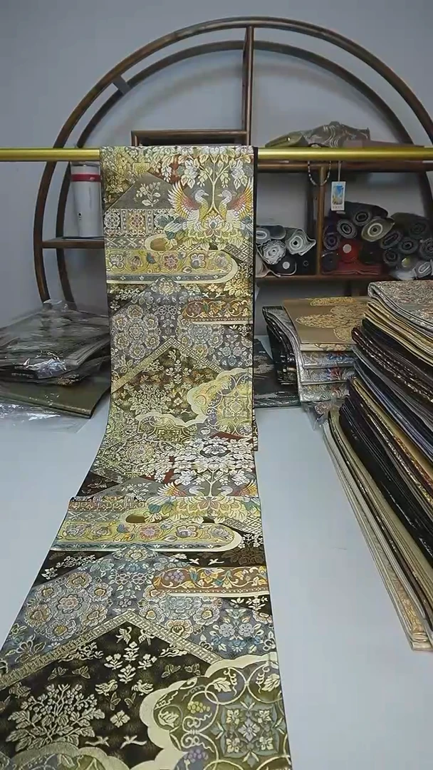 织绣148西阵织六通宝相花