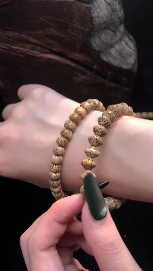 手串星月菩提精工级黄皮新桶手串（B）