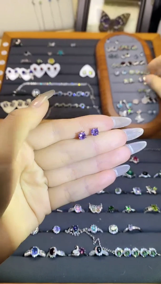 【闪购商品】水晶手链银S925镶嵌A152