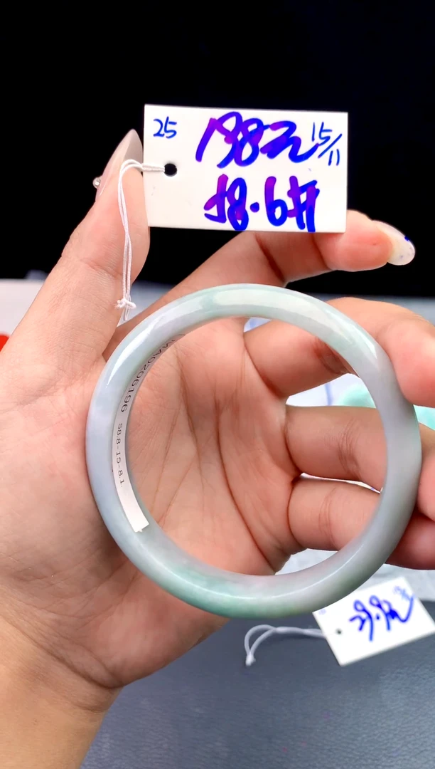 未镶嵌定制翡翠25毛货需精细抛光手镯拍一发一