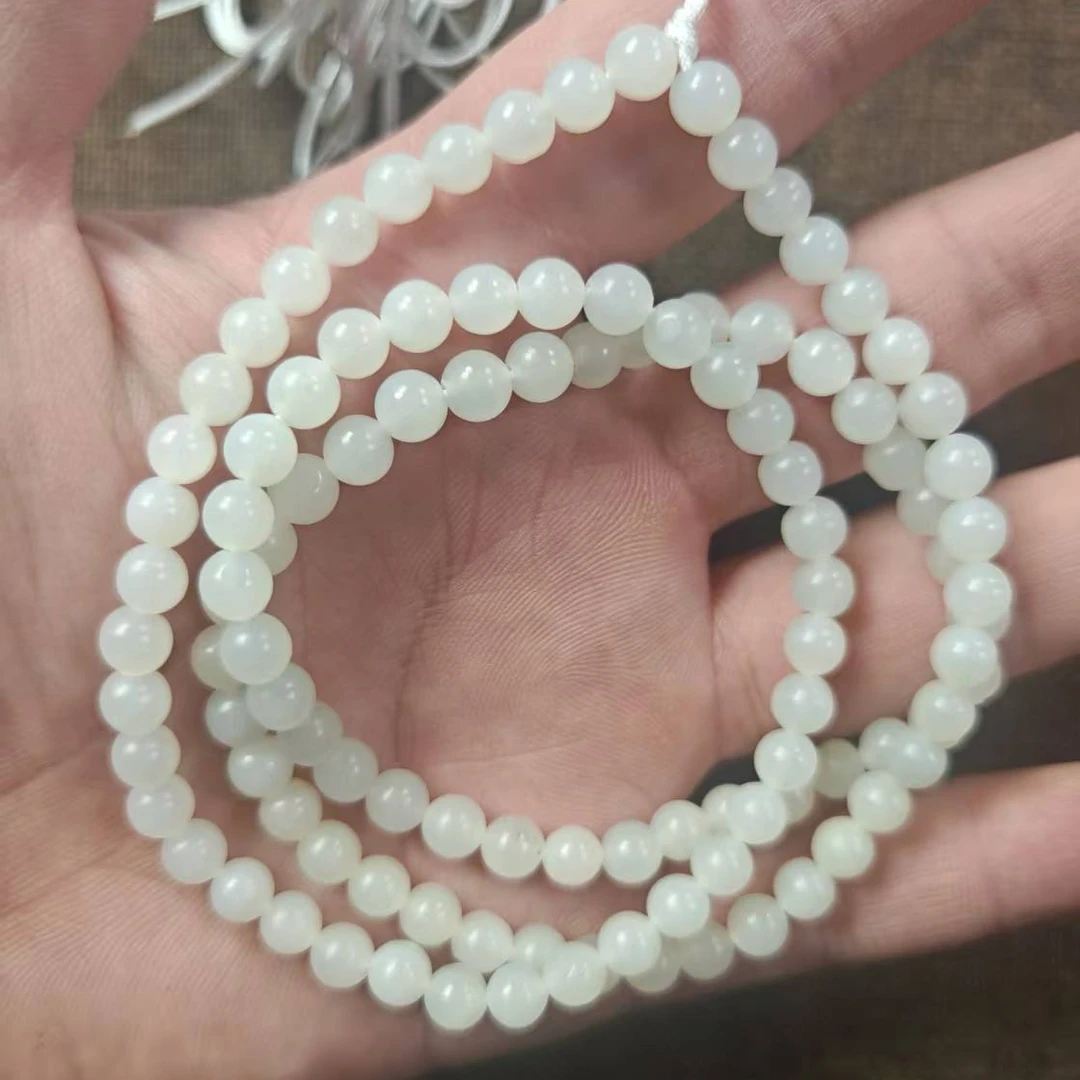 和田玉 白玉108项链（多样性发货拍一发一）