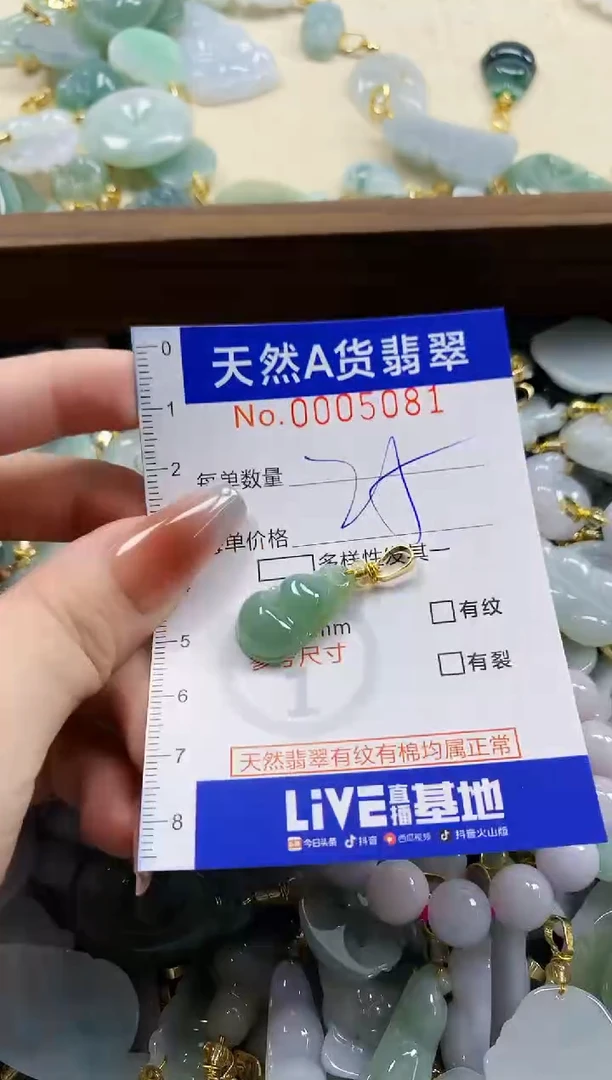 颈饰未镶嵌翡翠天然A货翡翠