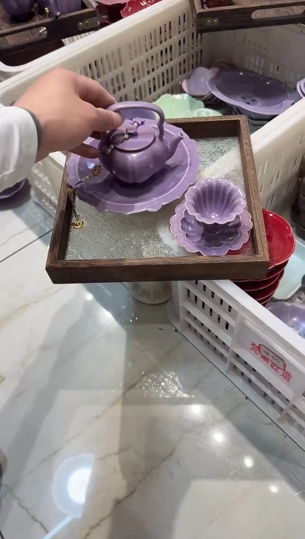 瓷片非微瑕商品，②无-托盘 无礼盒礼 无礼袋