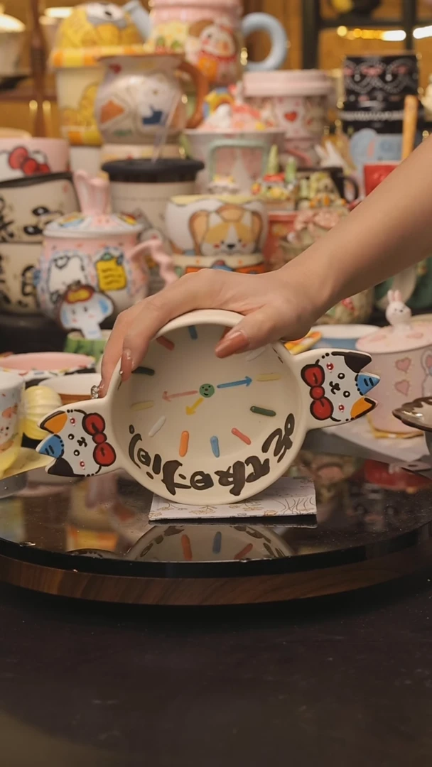 景德镇釉下彩绘设计师款式陶瓷