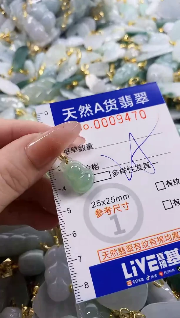 颈饰未镶嵌翡翠天然A货翡翠