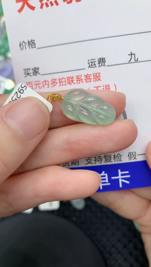 【闪购商品】翡翠颈饰18K金镶嵌11111111