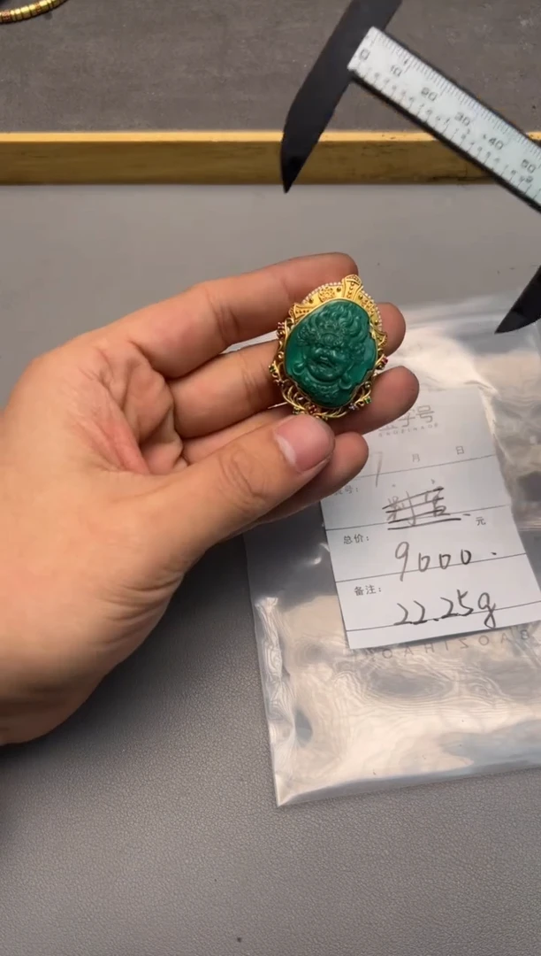 【闪购商品】绿松石珠宝奇石18K金镶嵌435843584358