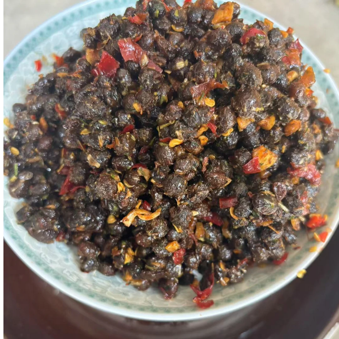 湖南邵阳特产农家老坛香辣豆豉开胃下饭菜开盖即食微辣